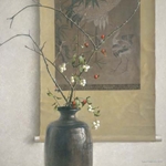 Still Life With Chinese Scroll by Robert Bateman
