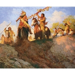 Sunset for the Comanche by western artist Howard Terpning
