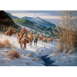 High Country Cowboys by western artist Jack Terry