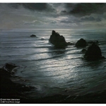 Seascape by Night by Peter Ellenshaw