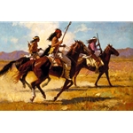Light Cavalry by western artist Howard Terpning