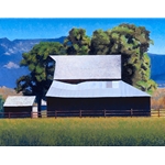 Barn at Cove Oregon by rural artist Gary Ernest Smith