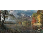 Table Rock in Autumn - North Carolina landscape by artist Phillip Philbeck