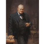 Churchill by artist Andy Thomas