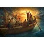 From Fear to Faith - Christ Stills the waters by Howard Lyon