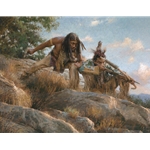 Lakota Hunters by western artist Morgan Weistling