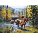 Outfitter's Hideaway by western artist Jack Terry