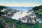 View of New Harbor by Sally Caldwell Fisher