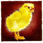 a chick with brains... by comedic artist Will Bullas