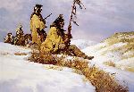 Signals In the Wind by western artist Howard Terpning
