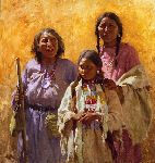 Three Generations by western artist Howard Terpning