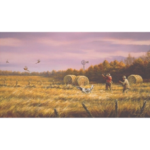 Golden Days - Upland Bird Hunting by artist Paco Young