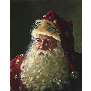 Portrait of Father Christmas by fantasy artist Dean Morrissey