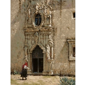 La Riena - Spanish Church by artist George Hallmark