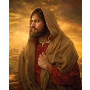 Light of the World - portrait of Jesus Christ by Howard Lyon