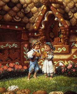 Hansel and Gretel by fairy tale artist Scott Gustafson