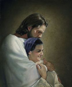 Mother - Jesus and Mary by Christian artist Liz Lemon Swindle