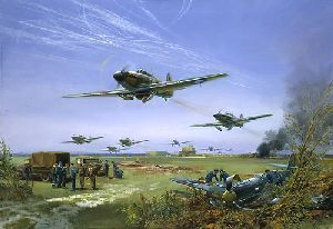 Adlertag 15 August 1940 by Frank Wootton