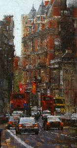 High Kensington Street - London by artist Mark Lague