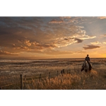 Sunset on the Prairie by Robert Dawson