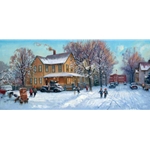 A Christmas Story by Americana artist Paul Landry