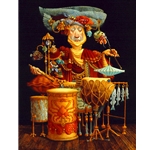 Piscatorial Percussionist by artist James Christensen