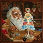 The Gift for Mrs Claus by artist James Christensen