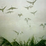 Egrets of the Sacred Grove by Robert Bateman