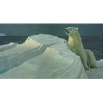 Long Light - Polar Bear by Robert Bateman