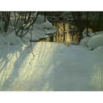 Winter Pond Merganser by Robert Bateman