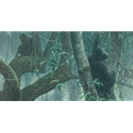 At Mahale - Chimpanzees by Robert Bateman