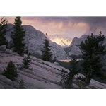 Lake of the Shining Rocks - Yosemite landscape by wilderness artist Stephen Lyman