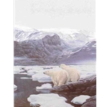 Polar Bears at Baffin Island by Robert Bateman