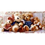 Togetherness - Teddy Bear Family by artist Jean Monti
