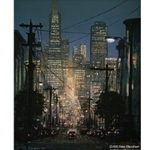 The Glow of San Francisco by Peter Ellenshaw