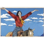 Welcome Home by cowgirl artist Donna Howell-Sickles