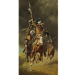 The Taunt by western artist Frank McCarthy