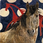 The Horse Tipi by camouflage artist Judy Larson