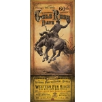 Gold Rush Days - rodeo rider by cowboy artist Bob Coronato