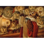 A Parliament of Owls by fantasy artist Scott Gustafson