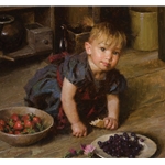 Savannah - Little toddler girl by artist Morgan Weistling
