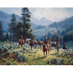 Monarchs of the North by western artist Martin Grelle