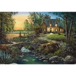 Stonybrook Cottage - summer on the lake by Americana artist Jim Hansel