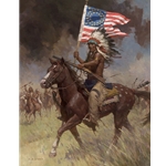 Lakota Warriors, Little Big Horn, June 25, 1876 by Z. S. Liang