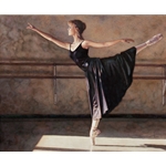 In the Spotlight of the Sun - ballet dancer by artist Steve Hanks