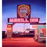 Merill Inn - motel on Route 66 by realist artist Ben Steele