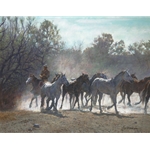 Wichita Work - Horse herd by Ragan Gennusa