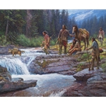 Passage at Falling Waters - crossing the river by Martin Grelle