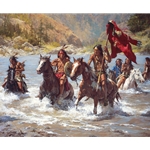 Capturing the Chief's Coat by Howard Terpning