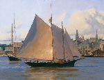 Afternoon Arrival - Gloucester by Christopher Blossom
